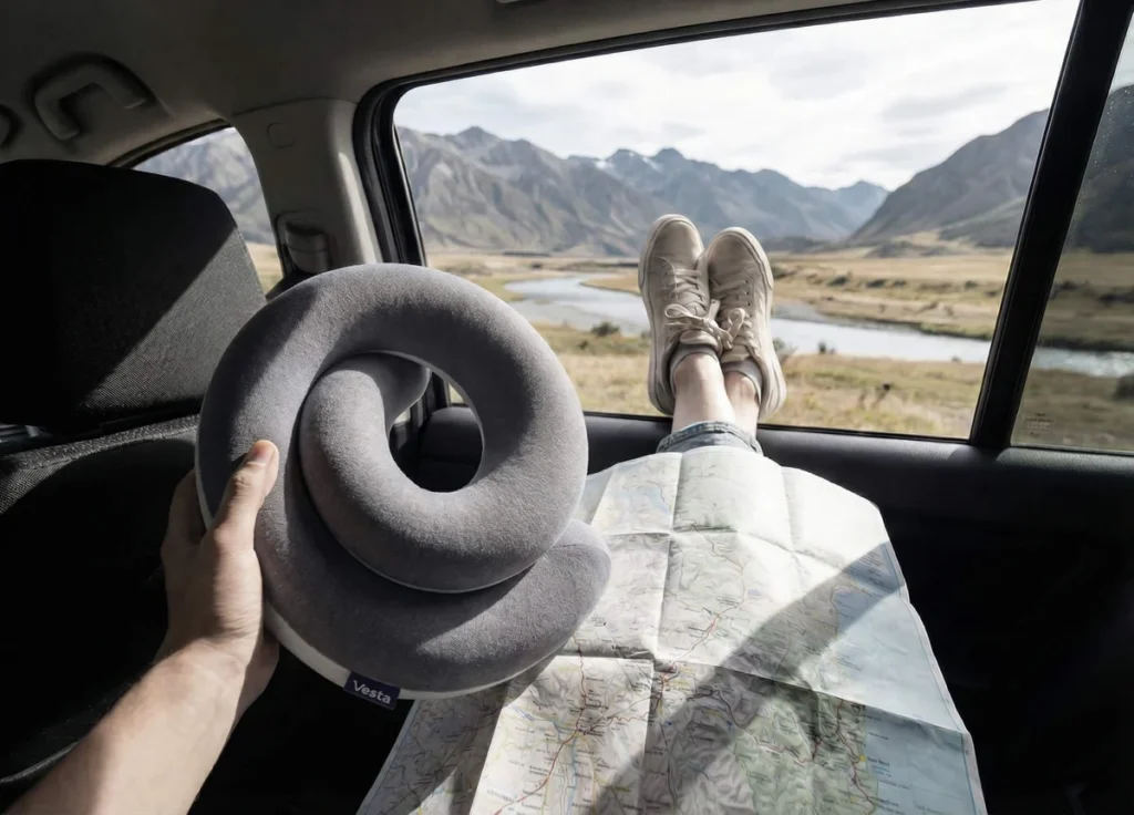 Vesta-Spiral Travel Pillow