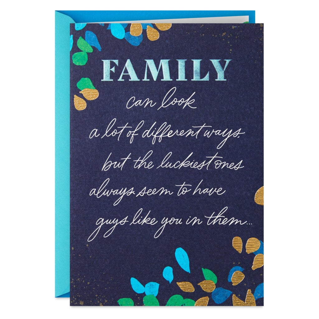 Celebrate him with Hallmark Father's Day Colorful-Leaves-Family-Fathers-Day-Card