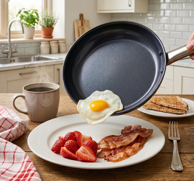 Celebrate him with Hell's Kitchen Forged Steel Frying Pan