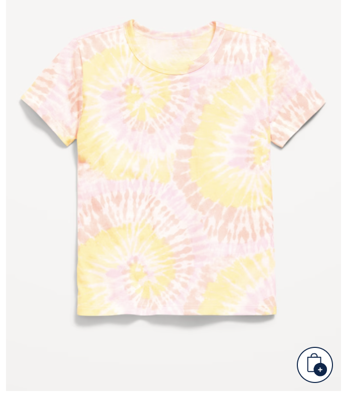 Softest Short-Sleeve T-Shirt for Girls - Old Navy 50% off