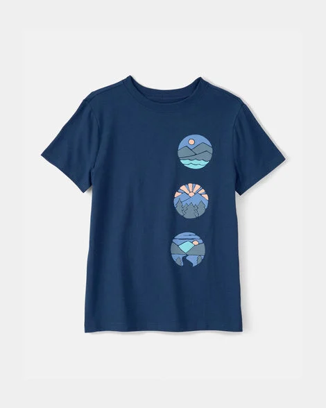 Summer Savings at Carter's Boys Mountainscape Graphic Tee in Blue