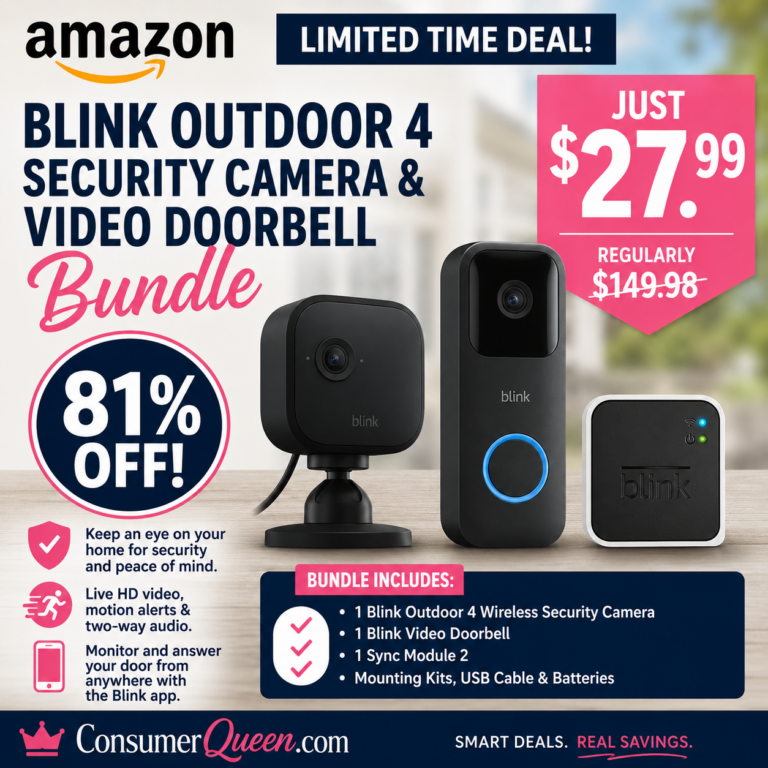 Amazon deal on blink camera bundle