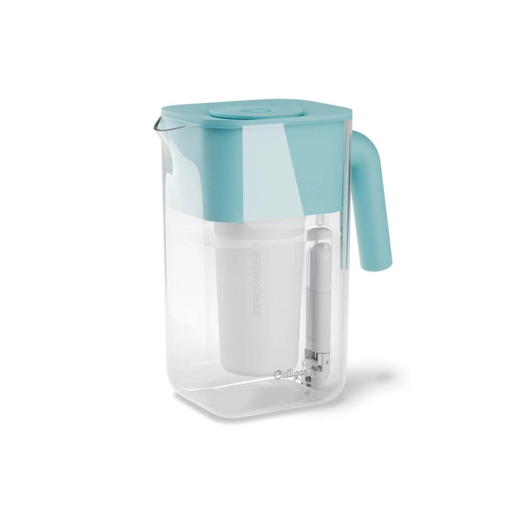Culligan with ZeroWater Technology 10-Cup Water Filter Pitcher – Includes 5-Stage Advanced Water Filter best summer gifts