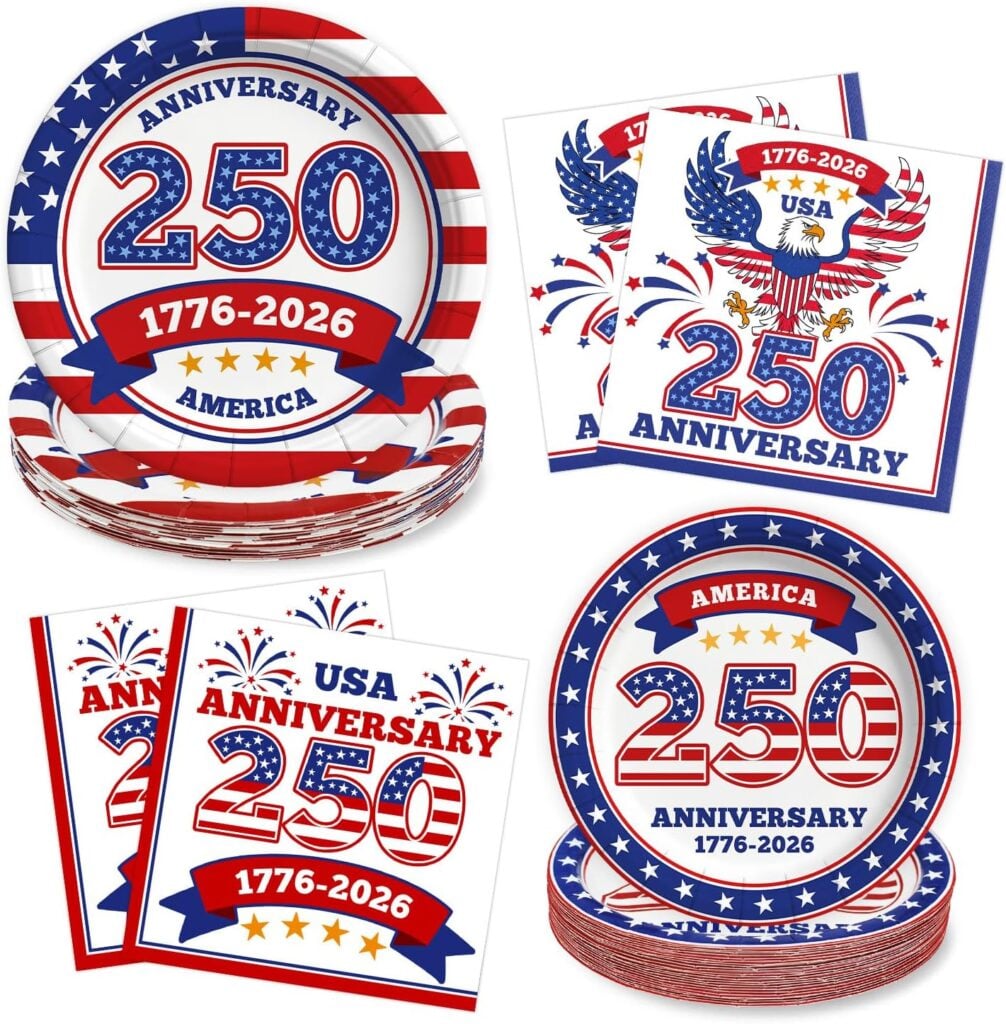 Party decorations - America’s 250th Birthday