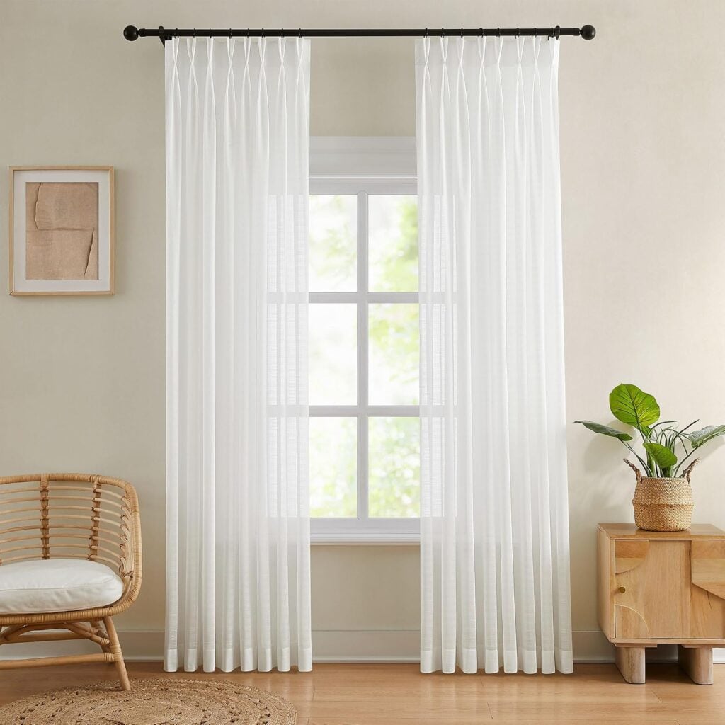 Curtarra Scratch Resistant Sheer Curtains