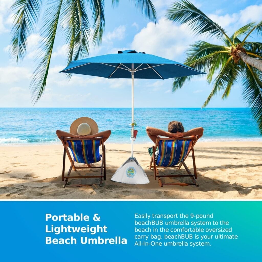 BEACHBUB ALL-IN-ONE BEACH UMBRELLA SYSTEM