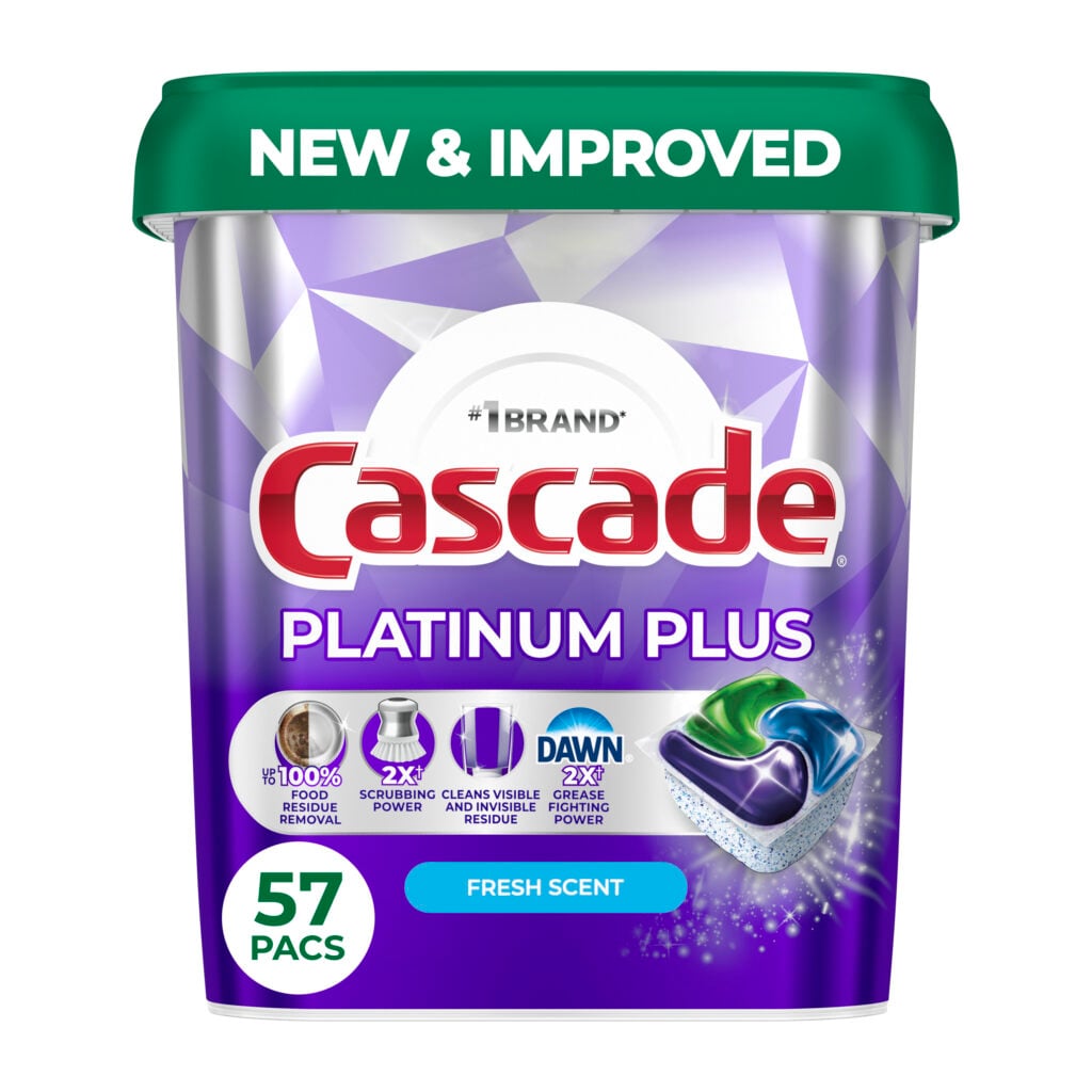 Cascade Platinum Plus-Fresh Scent Household Favorites