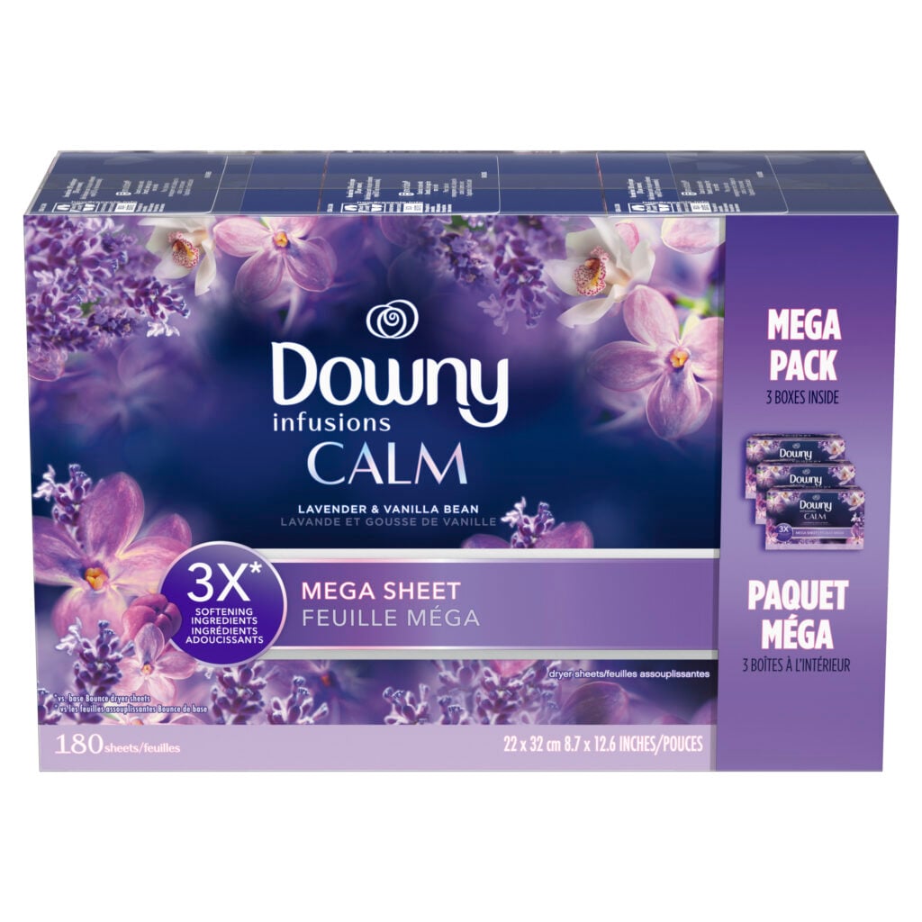 Downy Infusions CALM Mega Dryer Sheets