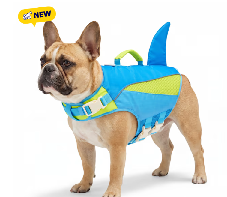 YOULY Dog Flotation Vest with Shark Fin