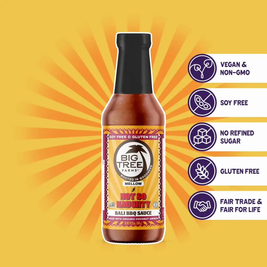 Big Tree Farms Not So Naughty Bali BBQ Sauce (Mellow)