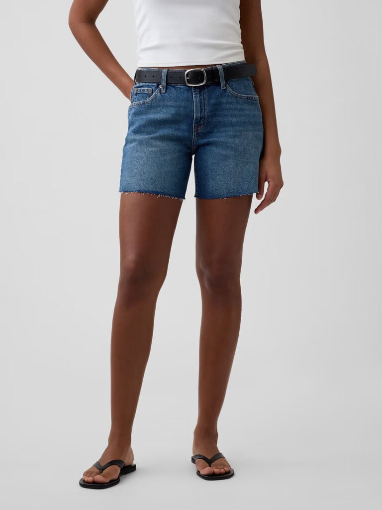 Gap Factory's Big Summer Sale 5" Mid Rise Soft Denim Shorts