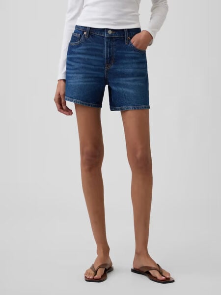 Gap Factory's Big Summer Sale 5" Mid Rise Soft Denim Shorts