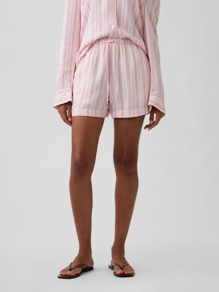 Gap Factory's Big Summer Sale 4" Pull-On Linen-Blend Shorts