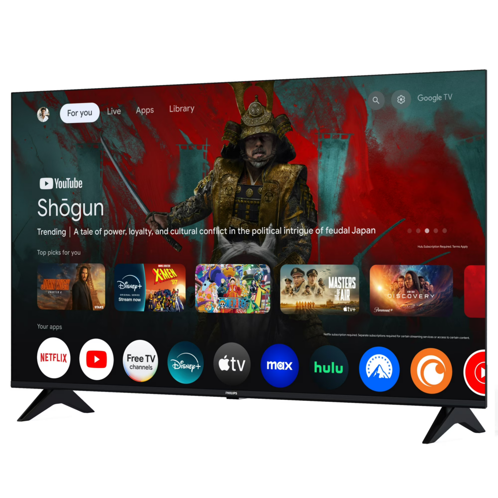 Philips 43" Class 4K Ultra HD Google Smart LED TV