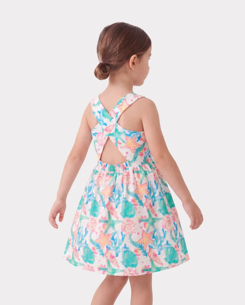PatPat Girl Toddler Ocean Dress back-to-school style guide