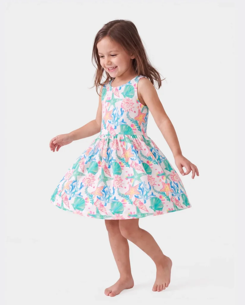 PatPat Girl Toddler Ocean Dress back-to-school style guide