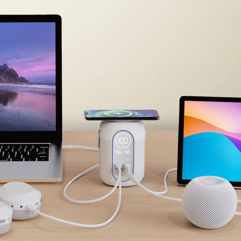 Sharper Image- Portable Power Station with Light College Dorm & First Apartment Essentials