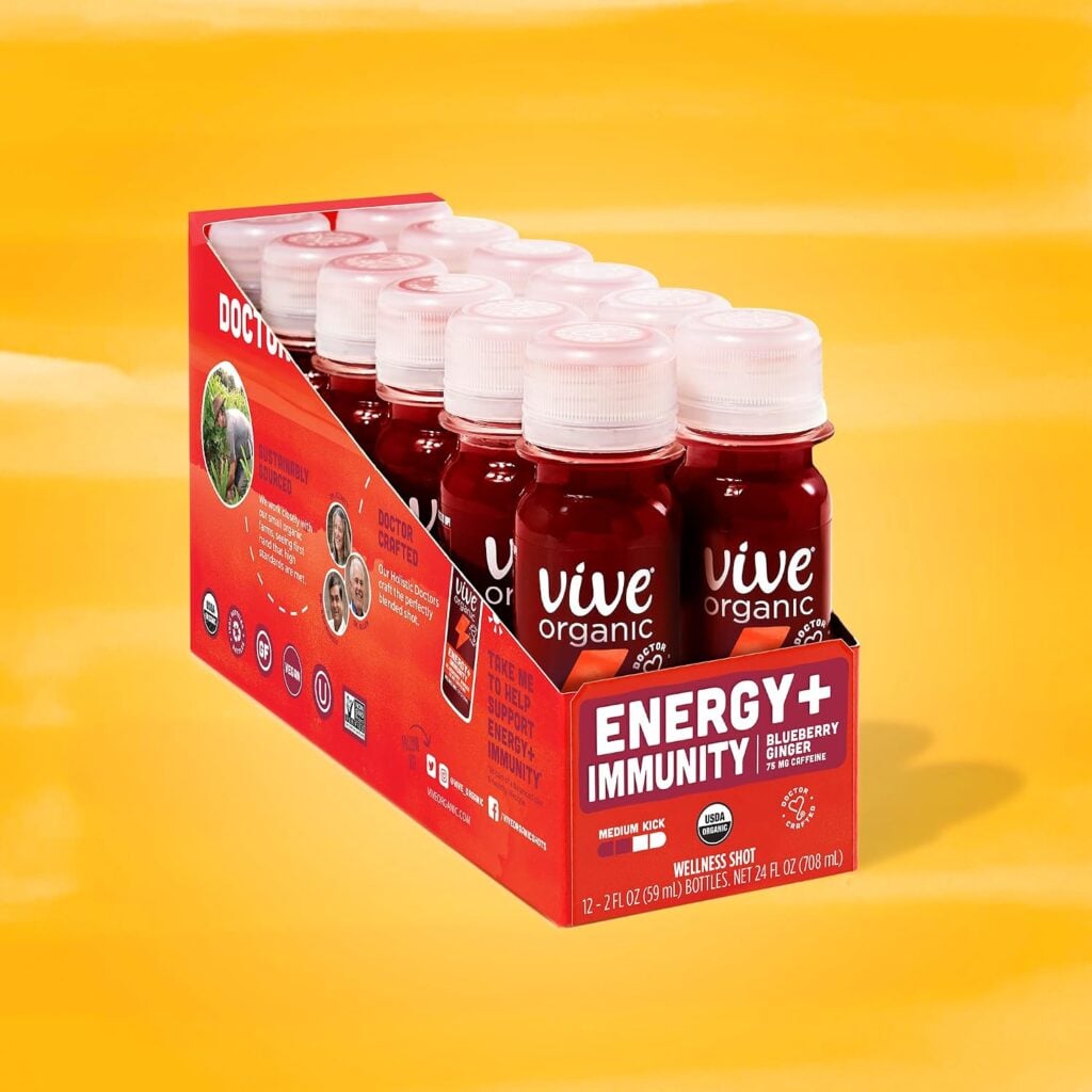 Vive Organic Energy + Immunity Dual Boost Shot