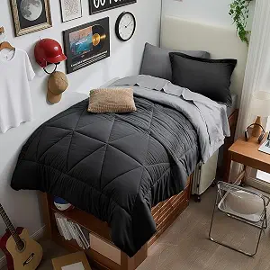 BEDELITE Reversible Twin XL Comforter Set dorm essemtials deals
