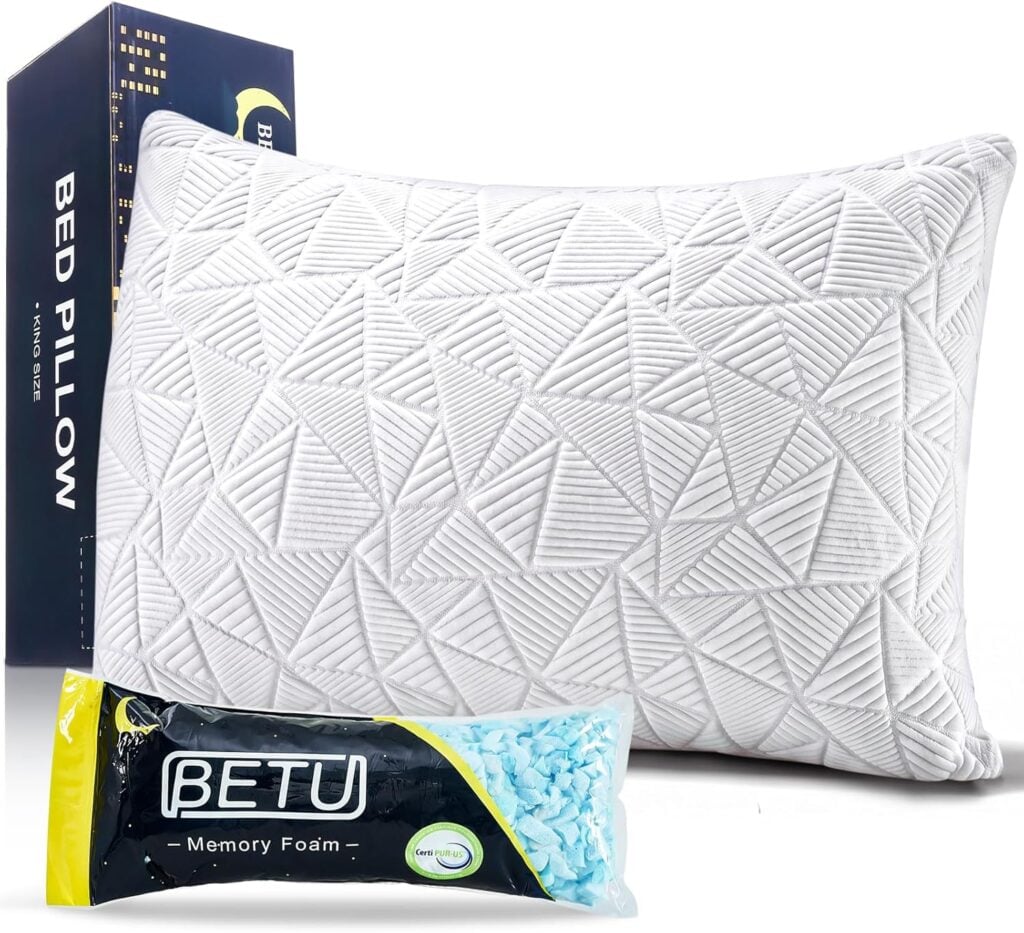 BETU Cooling Shredded Memory Foam Pillow 