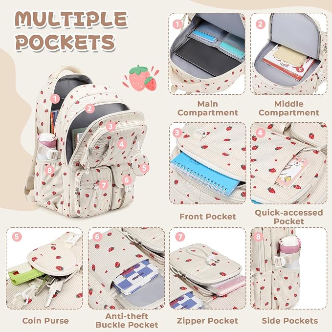 MOONBABY Backpack features