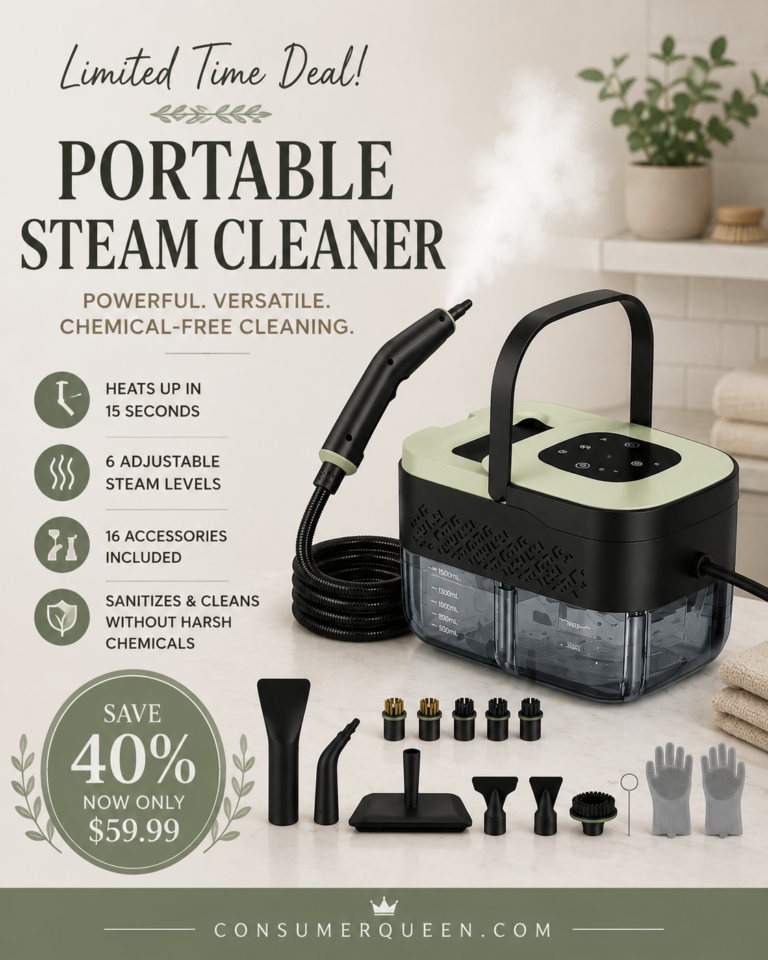Portable Steam Cleaner Flyer