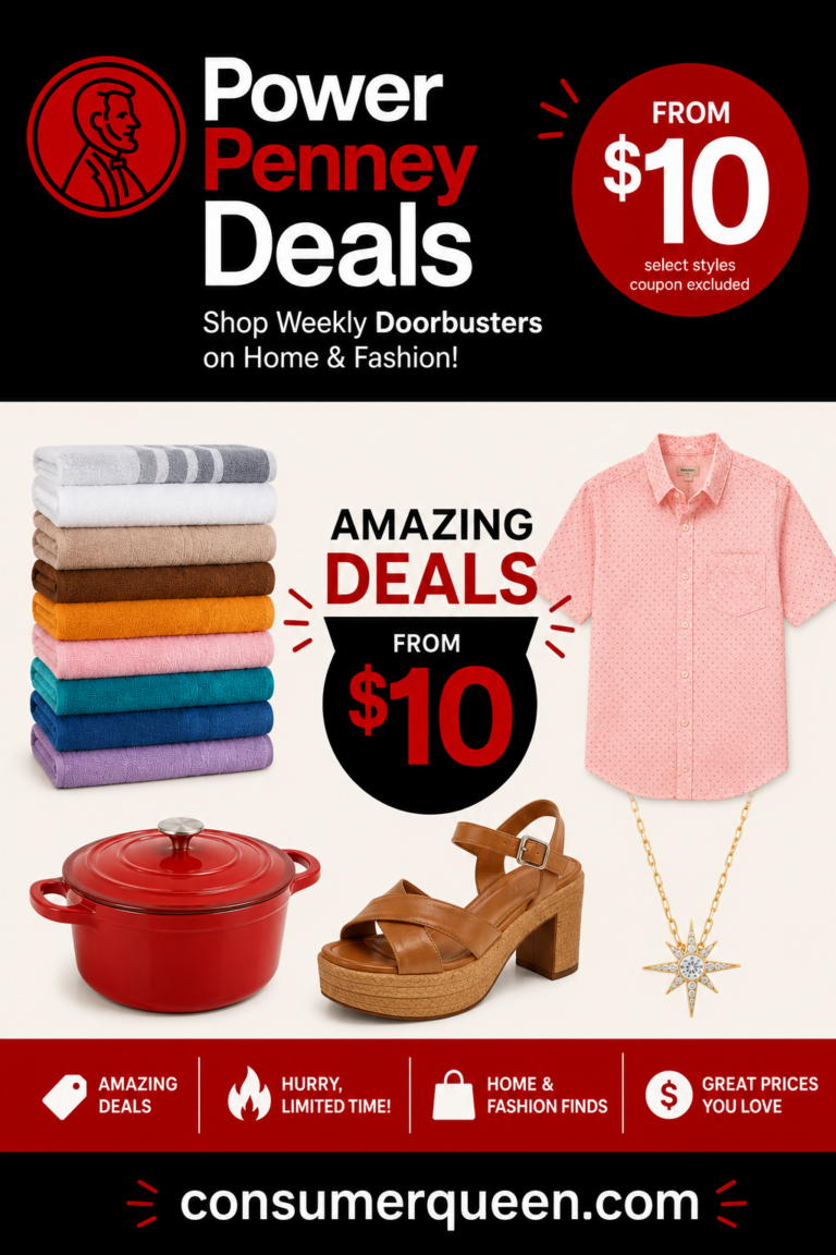 JCPenney Power Penney Deals