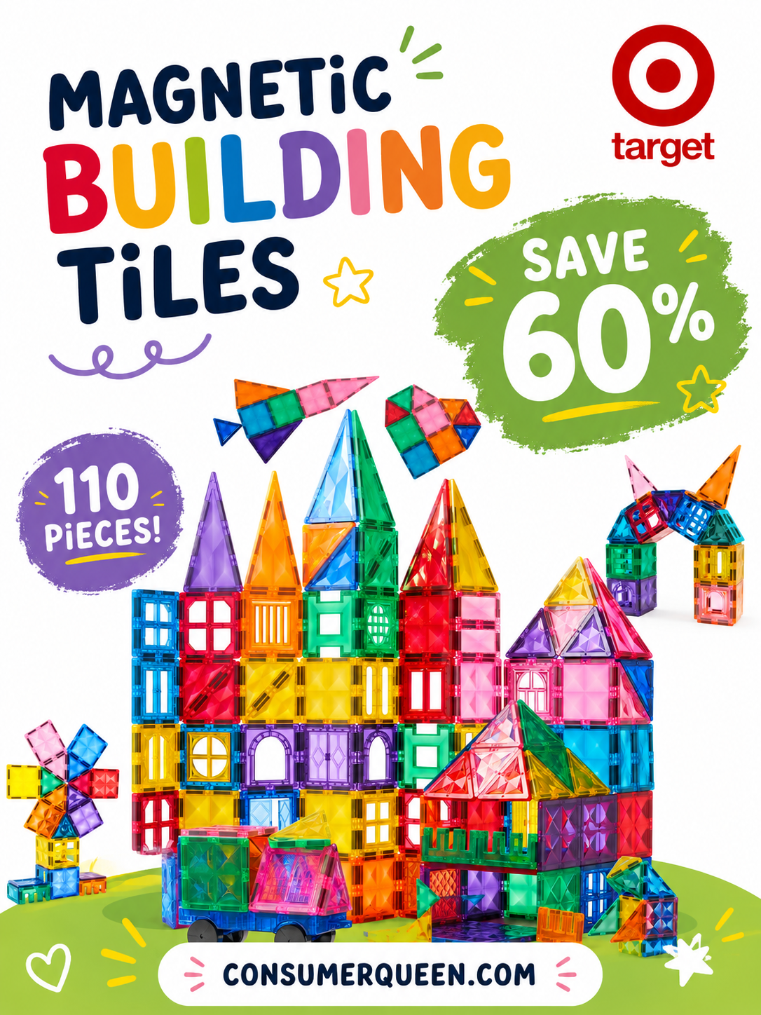 Magnetic Building Tiles Deal