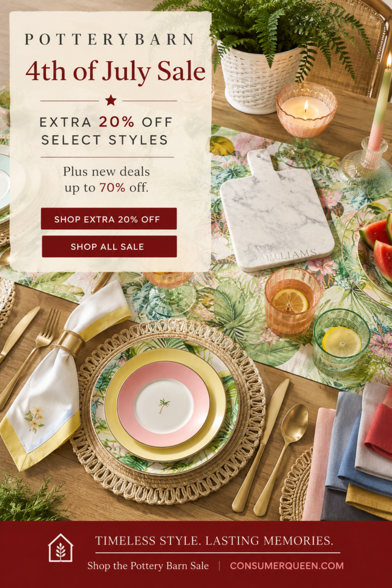 Pottery Barn Summer Sale