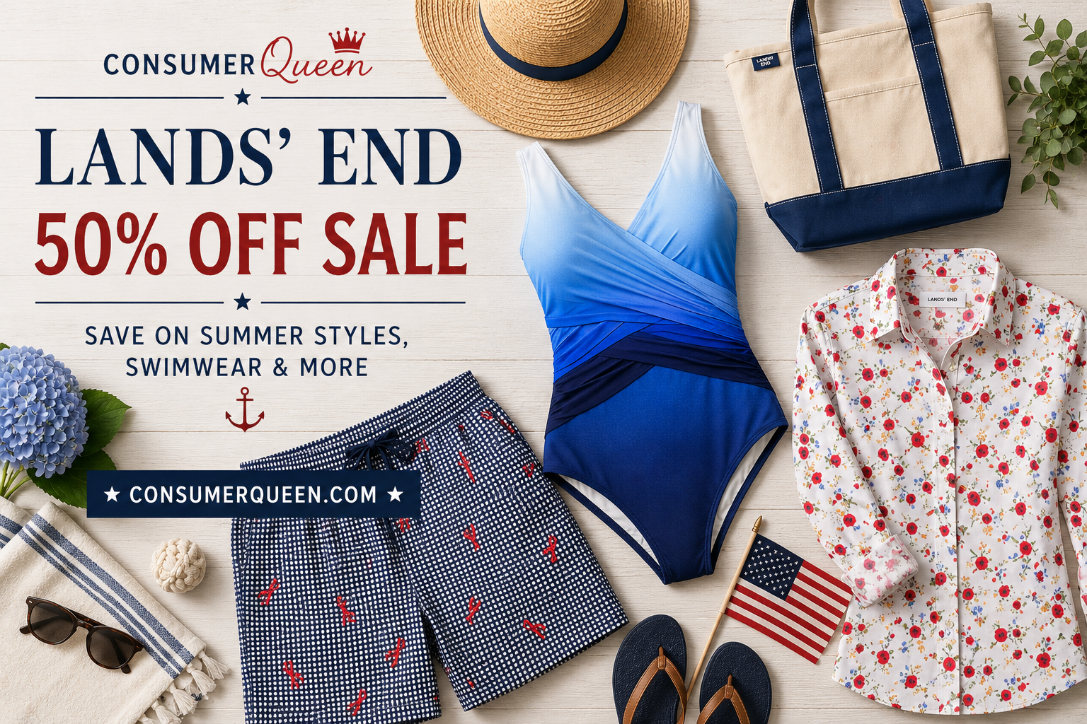 Lands' End 50% Off Sale