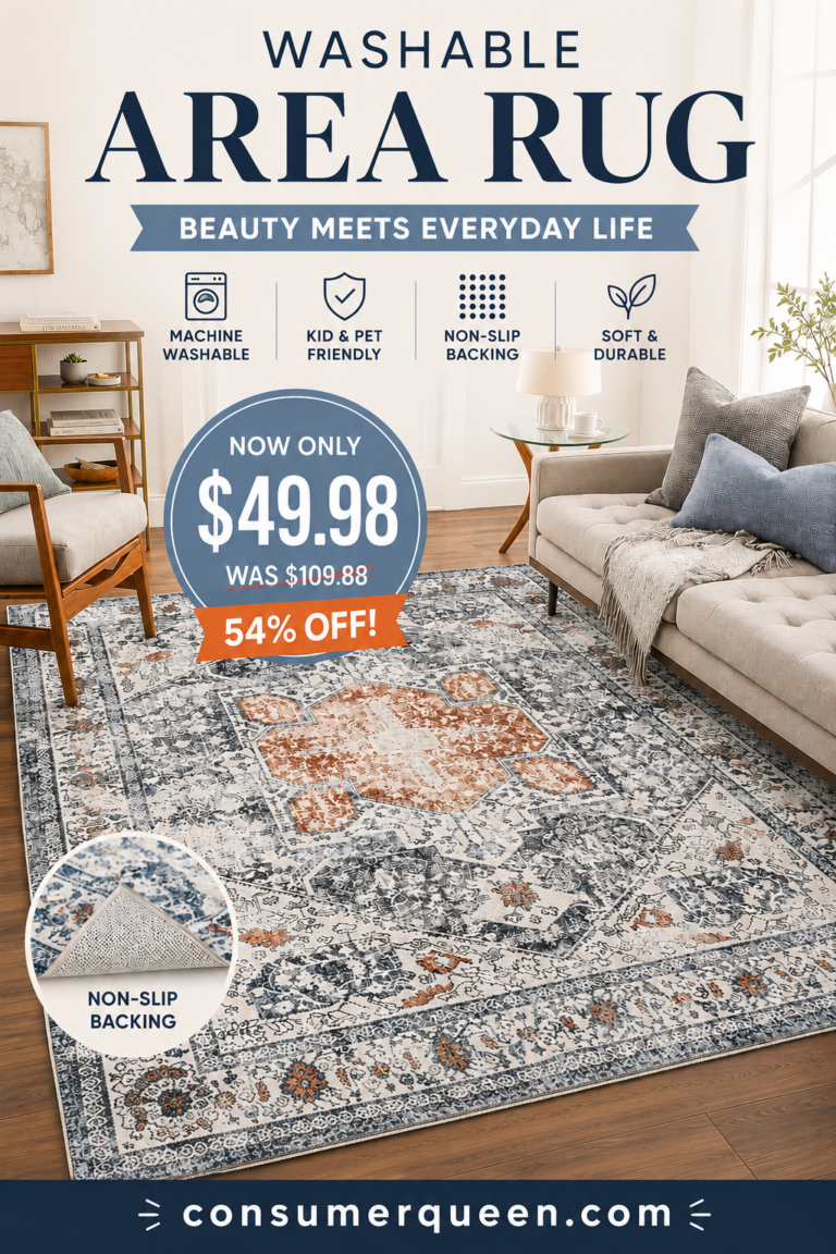 Washable Area Rug Deal