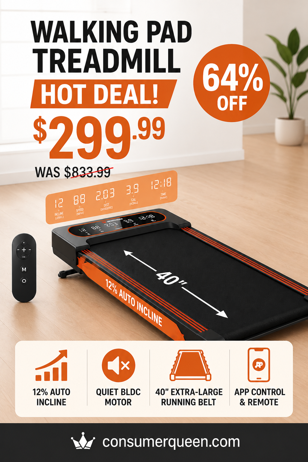 Walking Pad Treadmill Deal