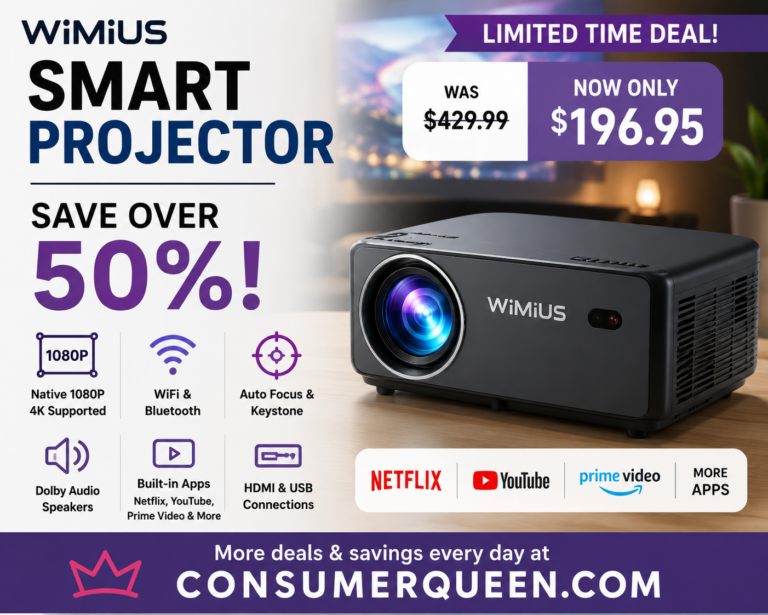 Smart Outdoor Projector Deal