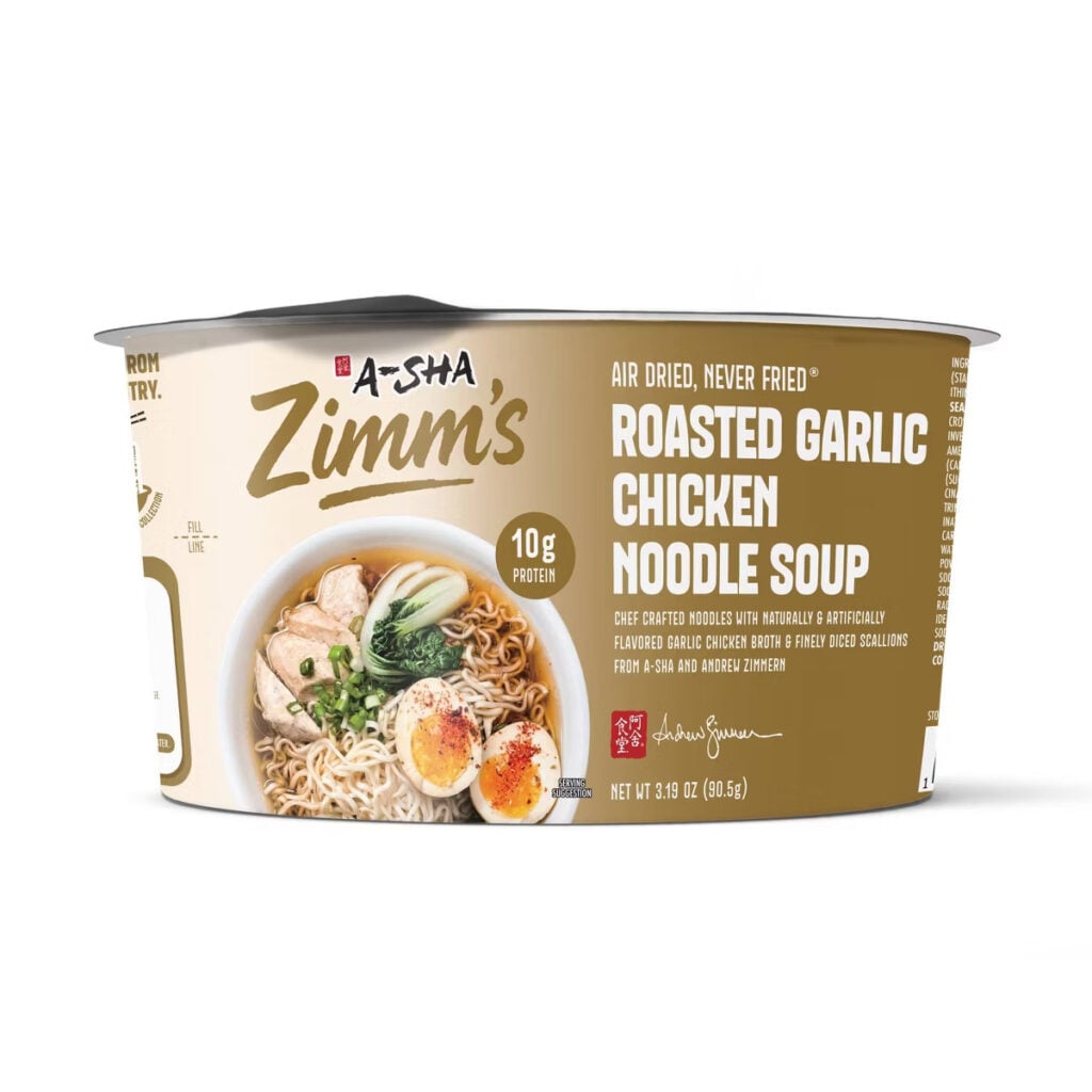 A-Sha Zimm's Roasted Garlic Chicken Noodle Soup back-to-school meal and snack time