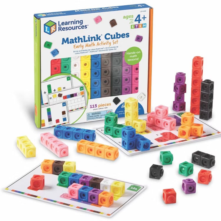 MathLink Cubes Early Math Activity Set for back-to-school supplies