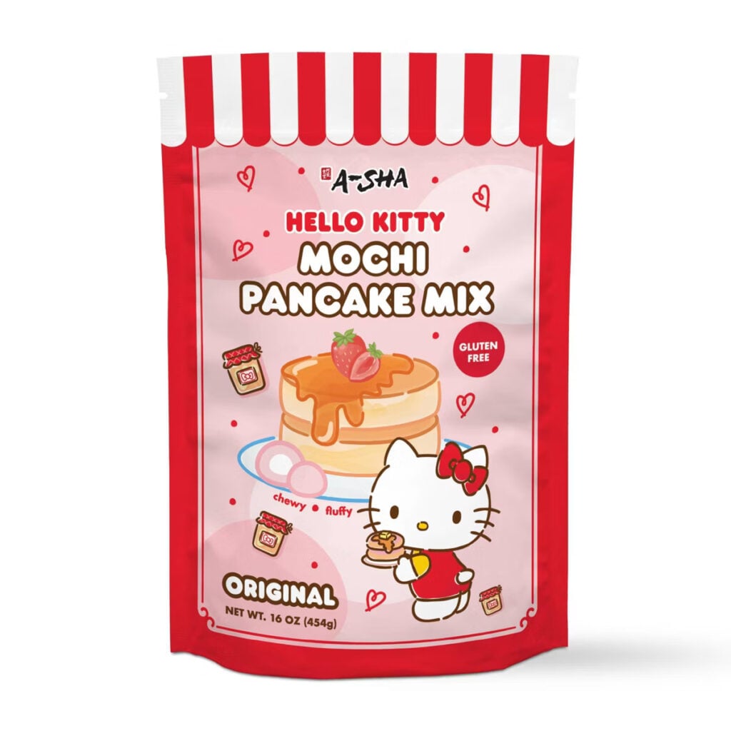 A-Sha Hello Kitty Original Mochi Pancake mix- back-to-school meal and snack time