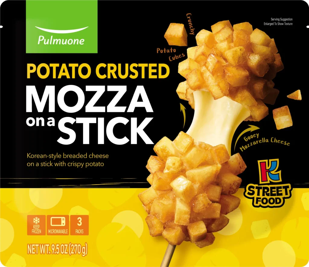 Pulmuone- Potato Crusted Mozza on a Stick-back-to-school meal and snack