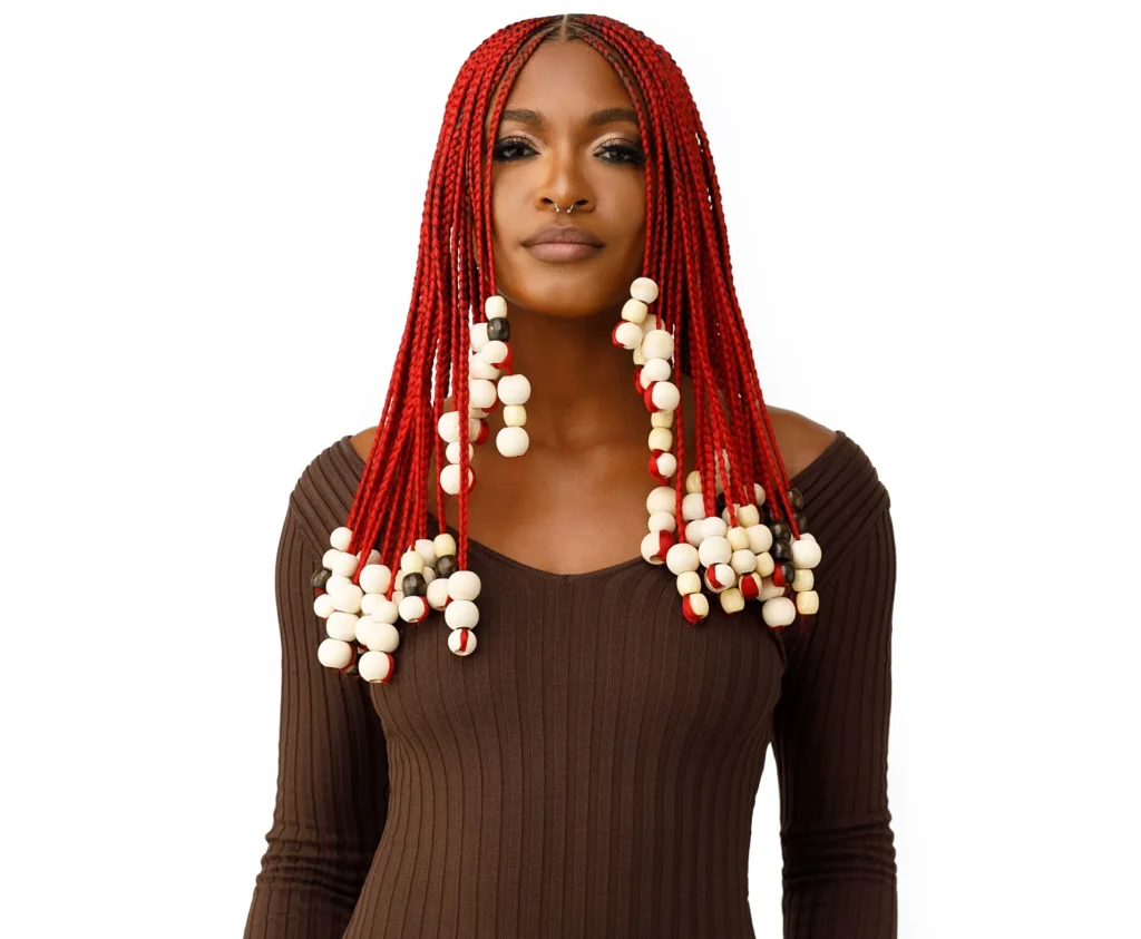 Slayyy Fire (Deep Red) | Non-Toxic Synthetic Braiding Hair-back-to-school style guide