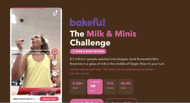 Target Brownies & Milk Video challenge