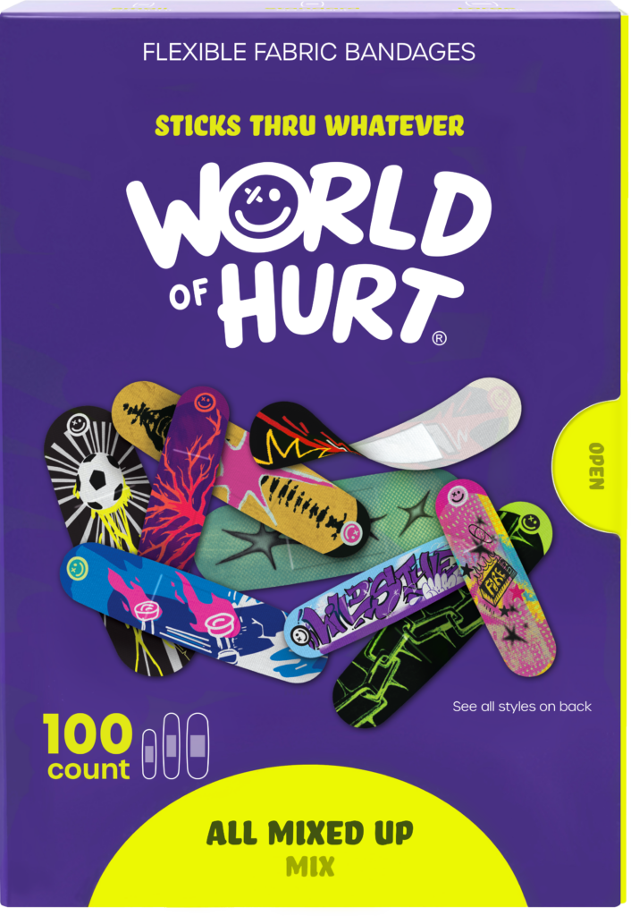 World of Hurt-All MIxed Up Mix-Fabric Bandages