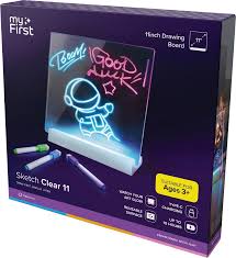 myFirst Sketch Clear — Glowing Light Board for Kids