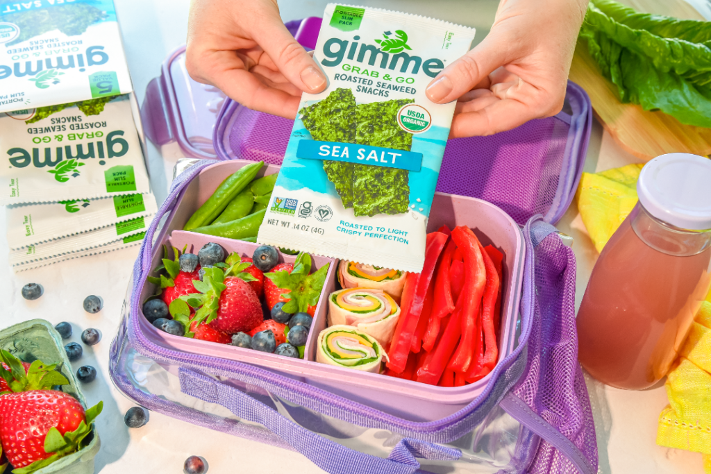 Gimme Seaweed back-to-school meal and snack