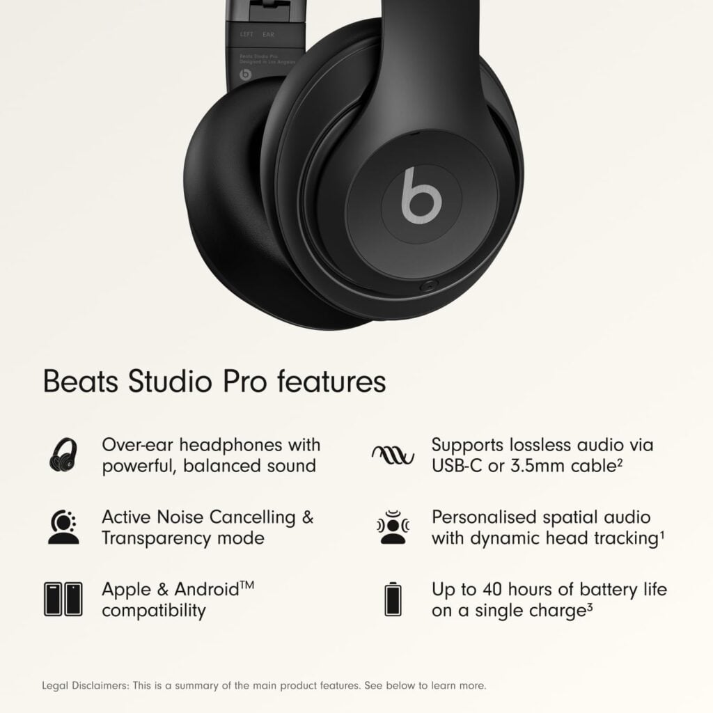 Beats Studio Pro Deal features