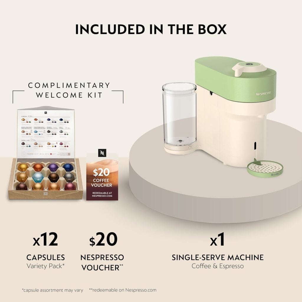 Nespresso Vertuo Pop+ included