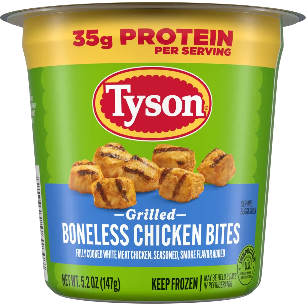 Grilled Boneless Chicken Bites Cup