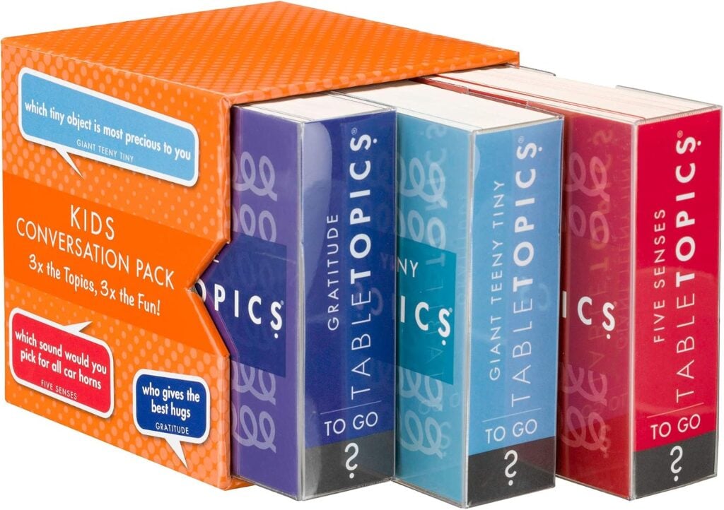 TableTopics Kids Conversation Pack for Families with Young Children