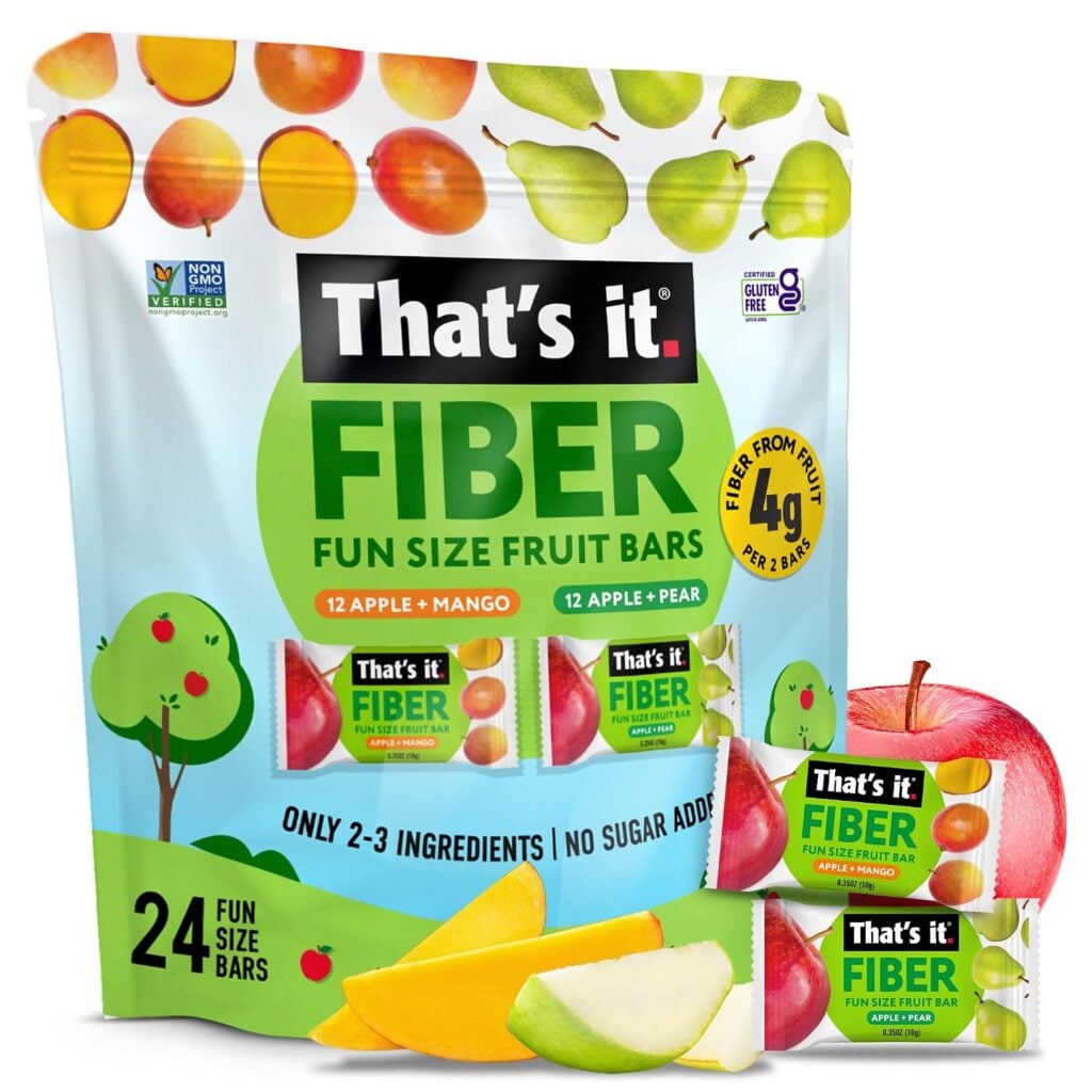 That’s it. – Fiber Fun Size Fruit Bar Variety Pack back-to-school meal and snack time