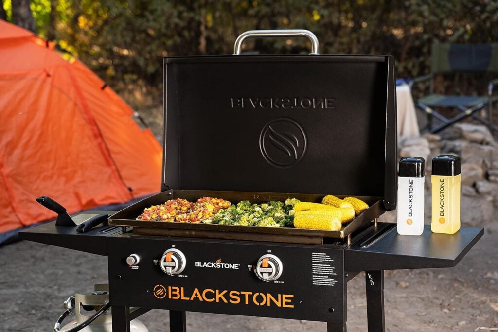 Blackstone Griddle Deal in use