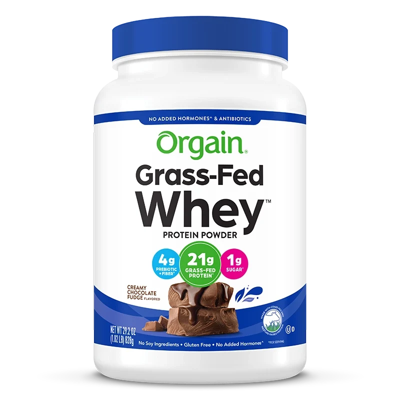 Orgain Grass Fed Whey back-to-school meal and snack time