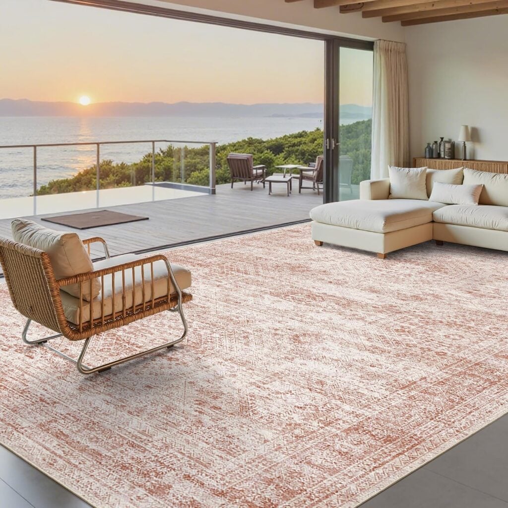 Soalmost Washable Rug in home